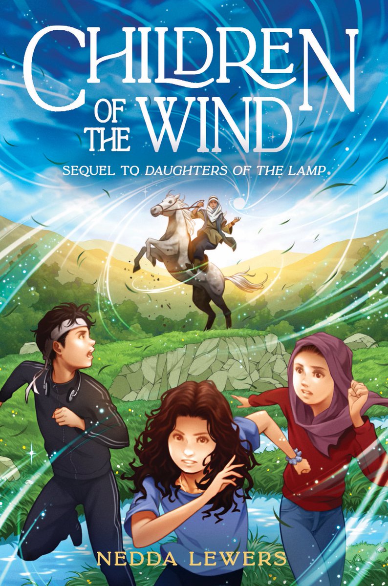 Hi all. I’m Nedda Lewers. My MG debut Daughters of the Lamp recently came out. The sequel, Children of the Wind, comes out in June. So happy I could make it tonight #MGBookChat.