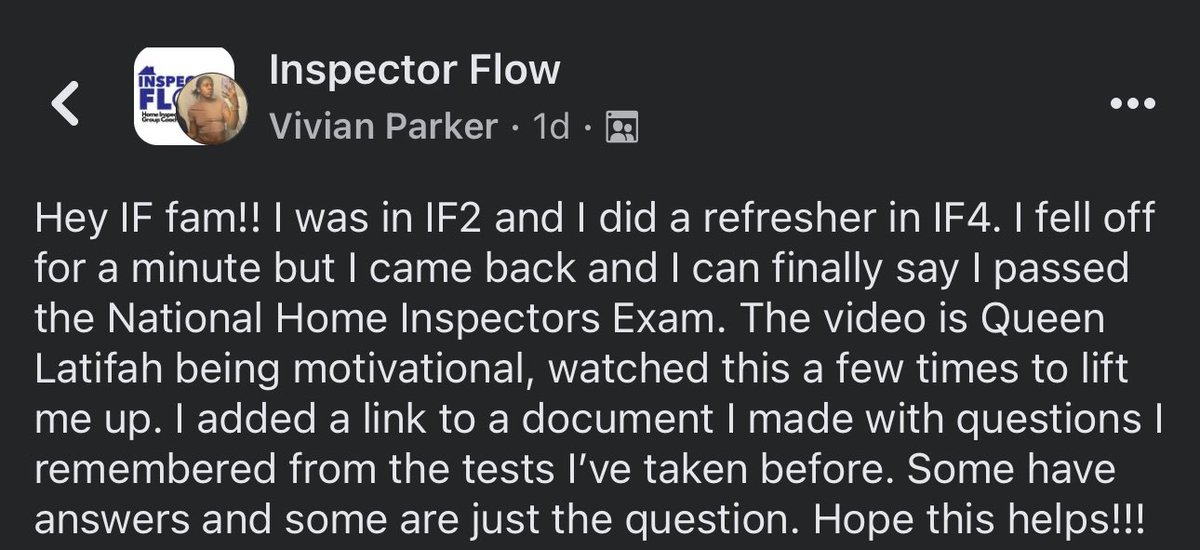 HouseHunter216's tweet image. Another one! Let’s FLOW!! #InspectorFlow is NOT a course, its an ivy league Trade School focused on preparing the next generation of Home Inspectors🏡🔎🔥

It’s not just inspector training, its personal development training!🗣️