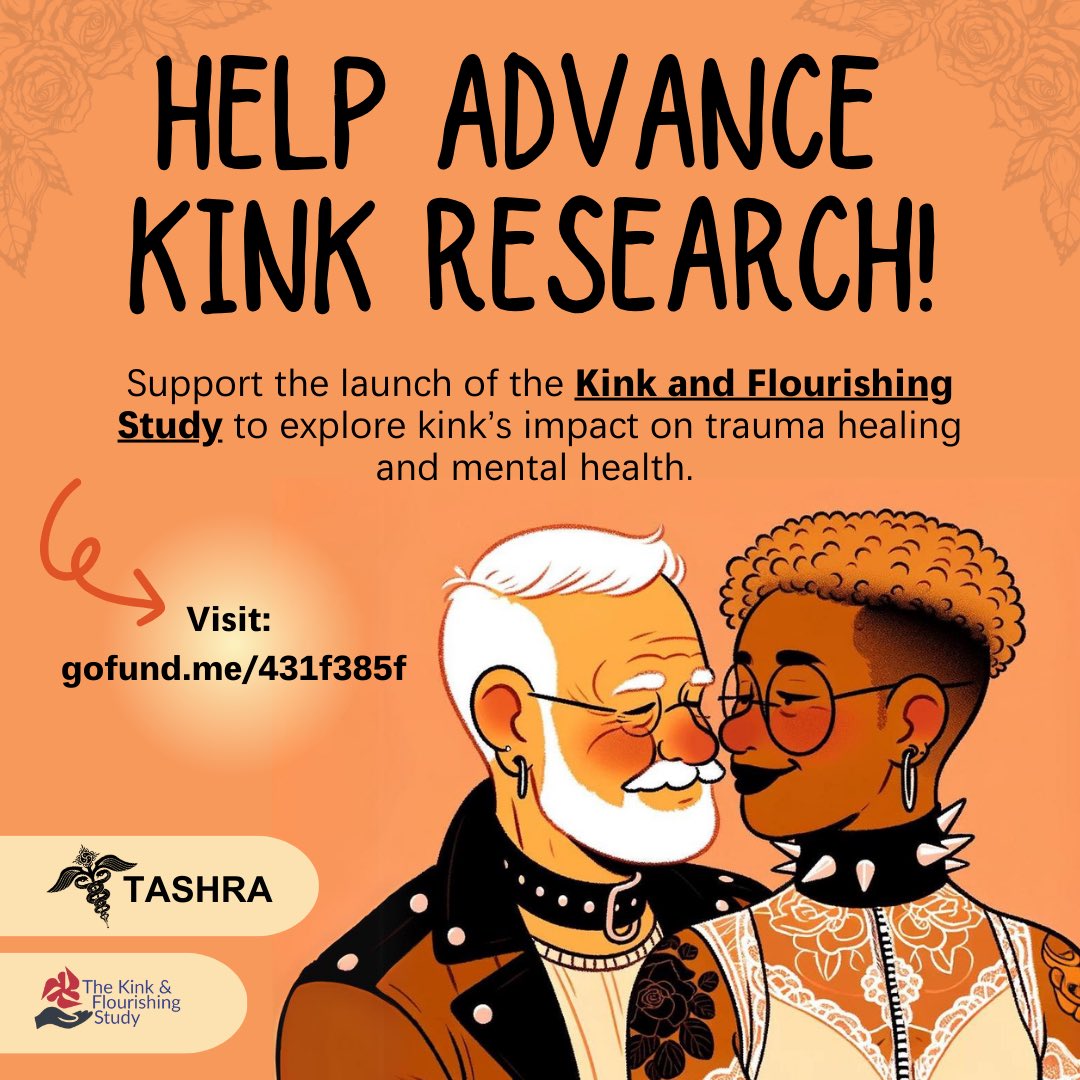 KinkHealth's tweet photo. 🔎 Join us in reshaping perceptions and advancing knowledge with the Kink and Flourishing Study. This pivotal research explores how kink can aid trauma healing and bolster mental well-being. https://t.co/hbwDqFhqSe