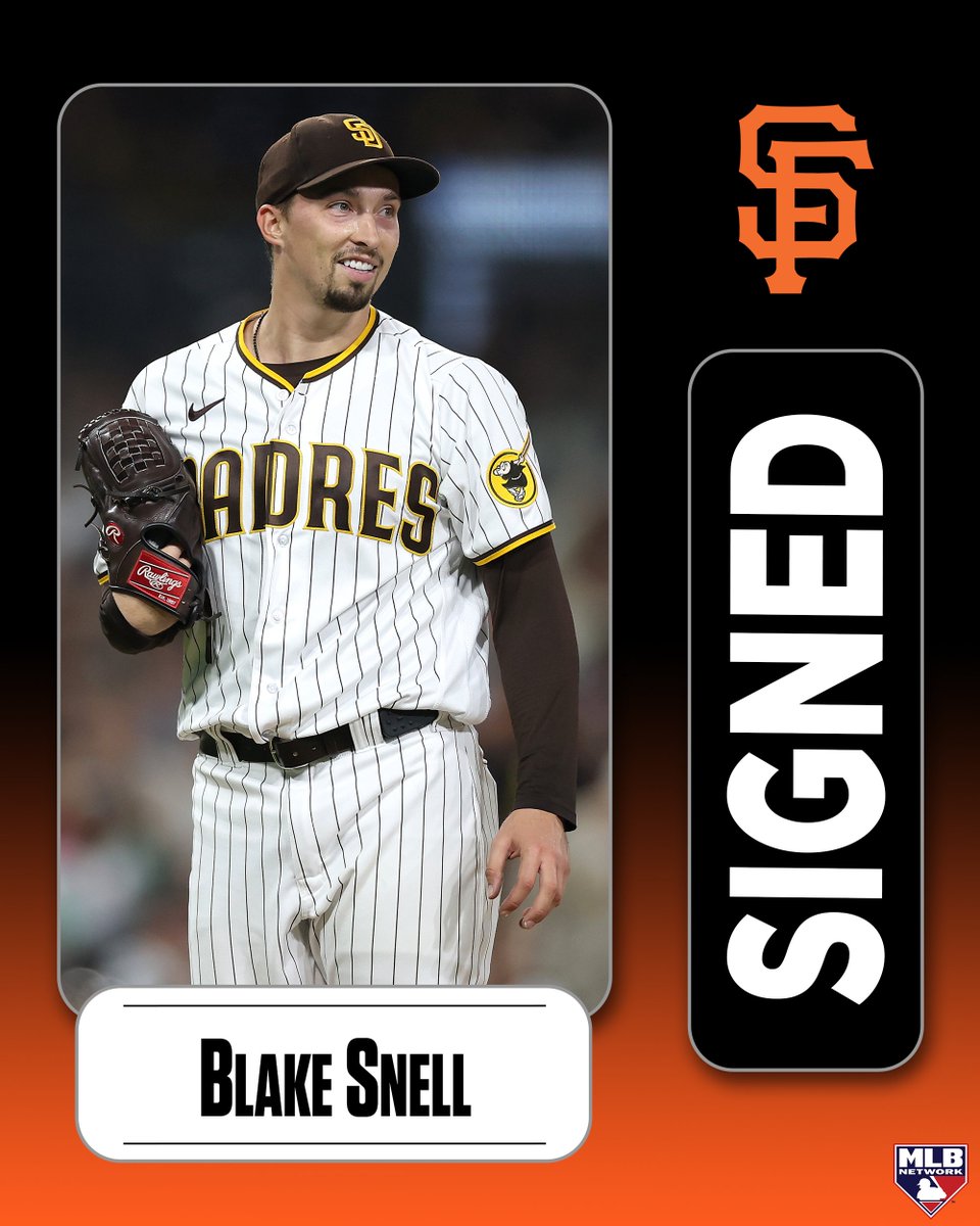 BREAKING: 2x Cy Young Award winner Blake Snell is reportedly signing a deal with the San Francisco Giants.