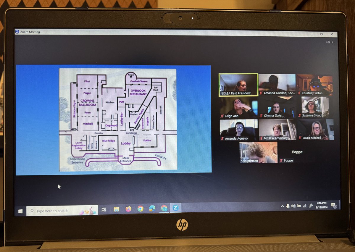 Your #NCAEAConference Committee is hard at work finalizing the details for the 2024 Conference. We had a productive virtual meeting this evening. We can’t wait to see you in November in Asheville.
