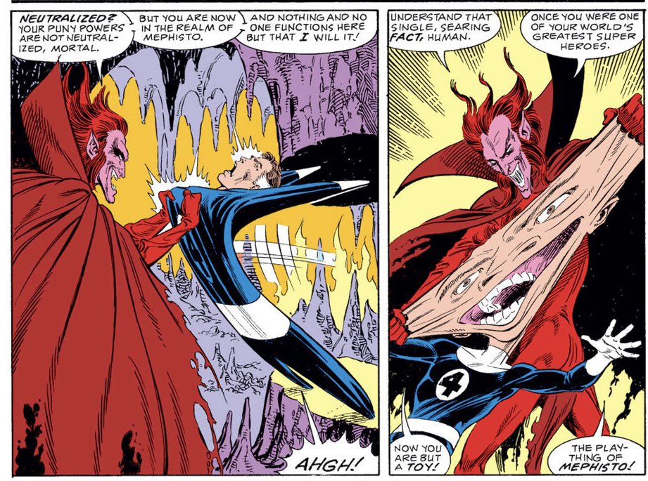 dano_cosmic's tweet photo. Mephisto having some fun with Reed…
✨
Fantastic Four #277 (Vol. 1, 1985)
✨
W/A-#JohnByrne,I-#JerryOrdway,C-#GlynisWein,L-#JohnWorkman
✨
#FantasticFour #ReedRichards #Mephisto #Marvel #MarvelComics #MarvelCosmic https://t.co/9uK4PAv1iZ