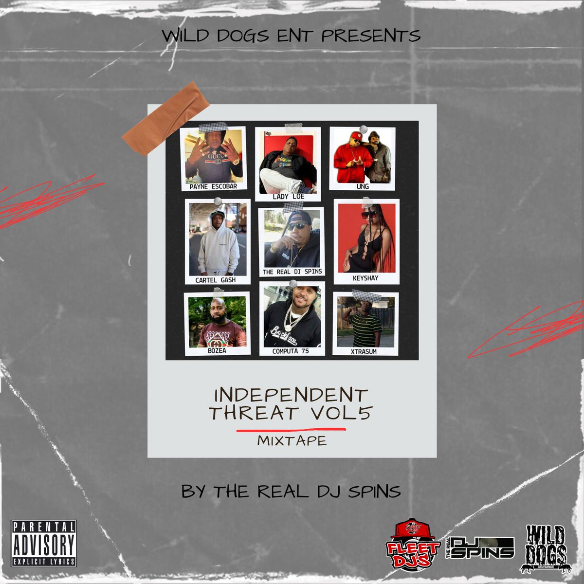 Out Now ' Independent Threat Vol 5' [Mixtape] By @therealdjspins Presented By @WildDogsEnt Featuring @CartelGash, @computamobbdeep, @LadyLoeTheUnit , @payneEsco, & More #Hiphop #NewMusic #DJ #Mixtape #Rap #IndieTape #RT #FleetDjs

Stream Here: li.sten.to/4z3uq4zj