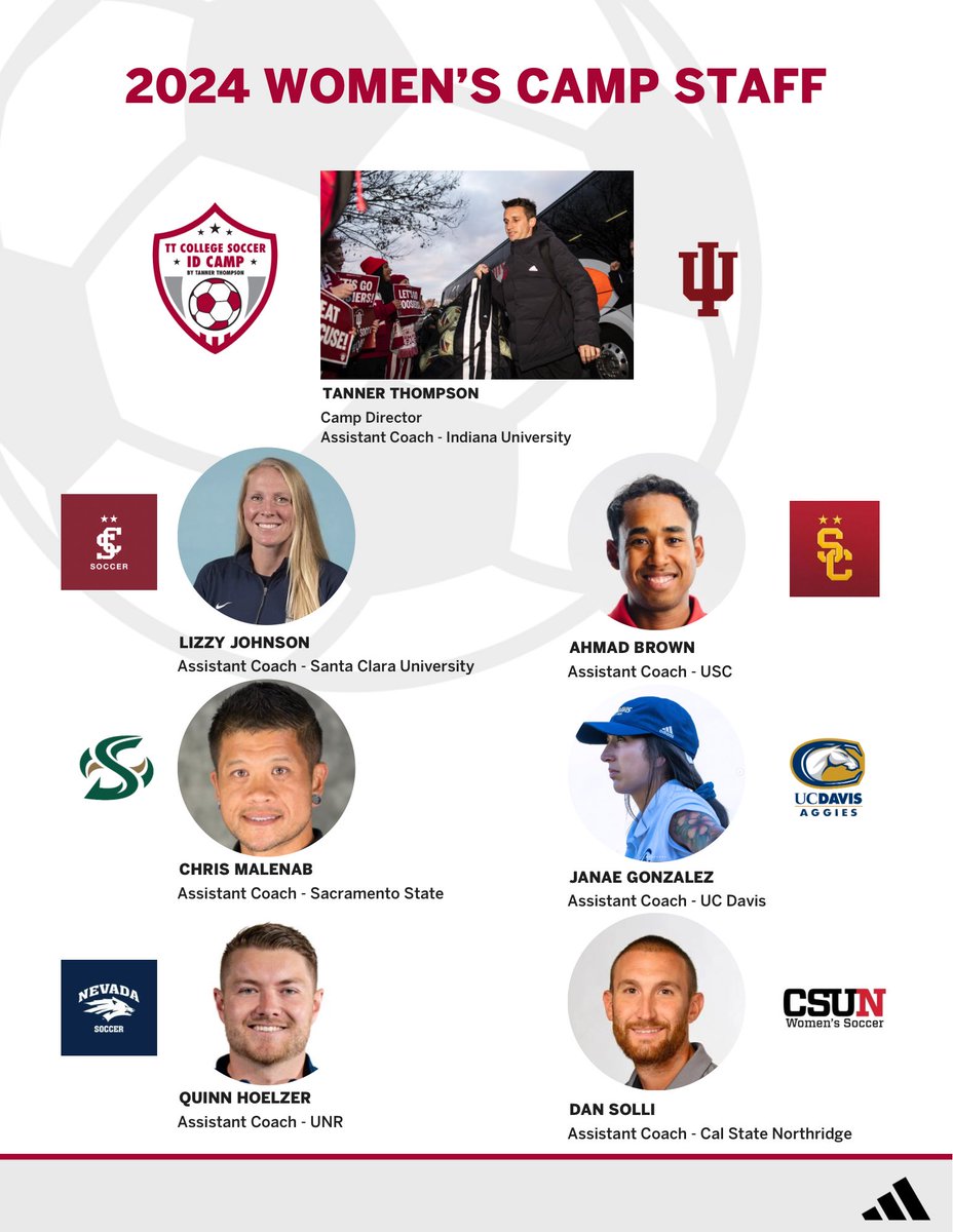 We are excited to announce our TT Women’s College ID Camp! Our 2024 Staff is looking forward to working directly with campers in trainings &amp; games. Sign up today on the website #USC #SacState #UCDavis #SantaClara #CSUN #UNR
