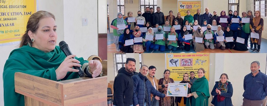 RisingKashmir's tweet photo. #GCoE, #IASE organises 4 days Martial Art Camp for #female #students of #college
https://t.co/Guje0SoXbL https://t.co/cttngB34qA
