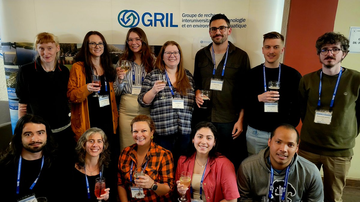 KatrineTurgeon's tweet photo. Le lab était bien représenté au symposium annuel du GRIL 2024! Francesca et Cecilia ont même remporté le prix du meilleur poster! 😍

Comité organisateur "su'a coche"... comme d'habitude!😉 Merci @Mafallu, Frédérique, Chantale et Katherine.
#SymposiumGRIL2024
@GRIL_Limnologie https://t.co/JMiNRwtGru