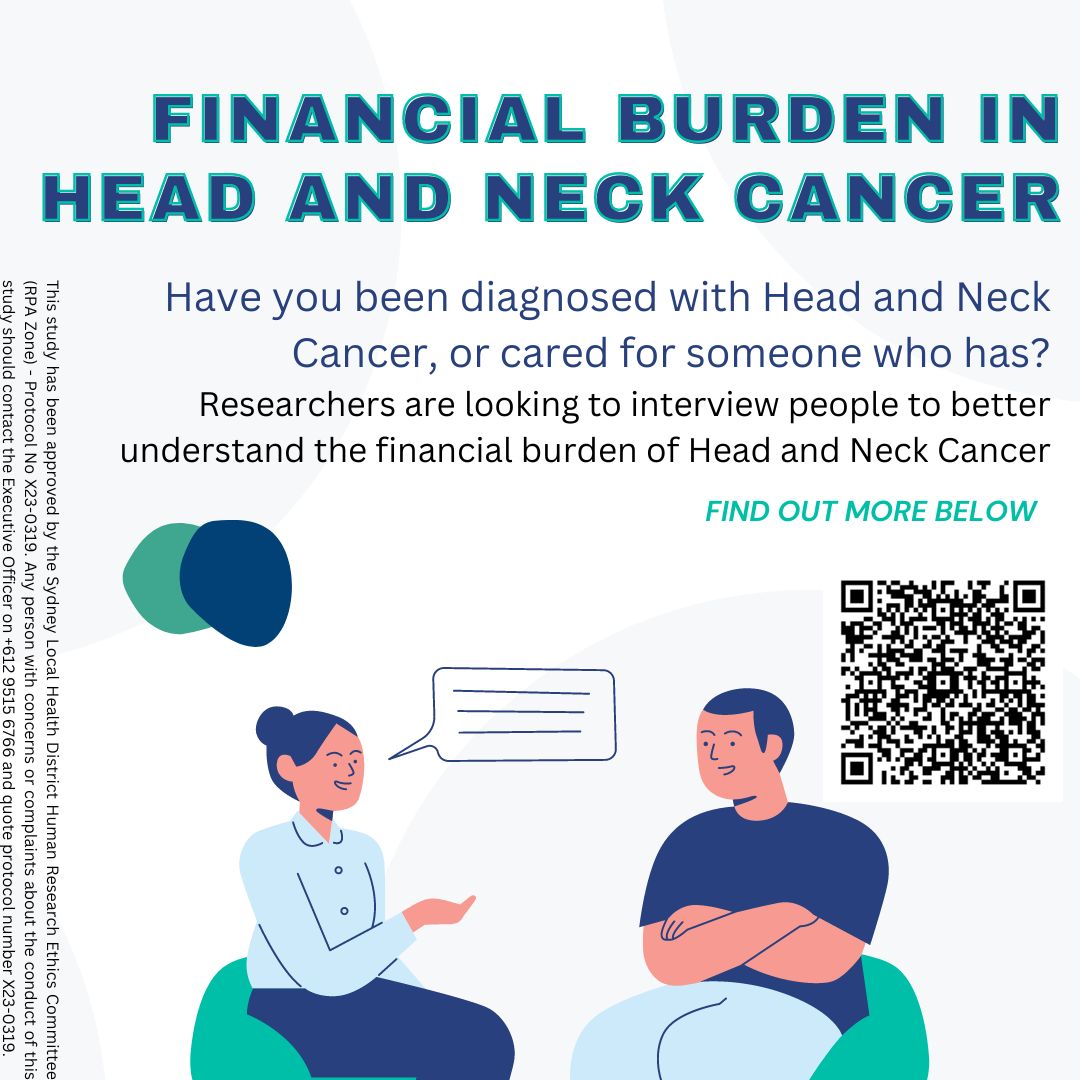 Are you a patient or a caregiver of a patient affected by head and neck cancer? Your experiences matter! Join our research study on the financial burden of #HeadAndNeckCancer treatment. Learn more and sign up: redcap.link/65k3xpha Or, scan QR code below. Please repost widely!