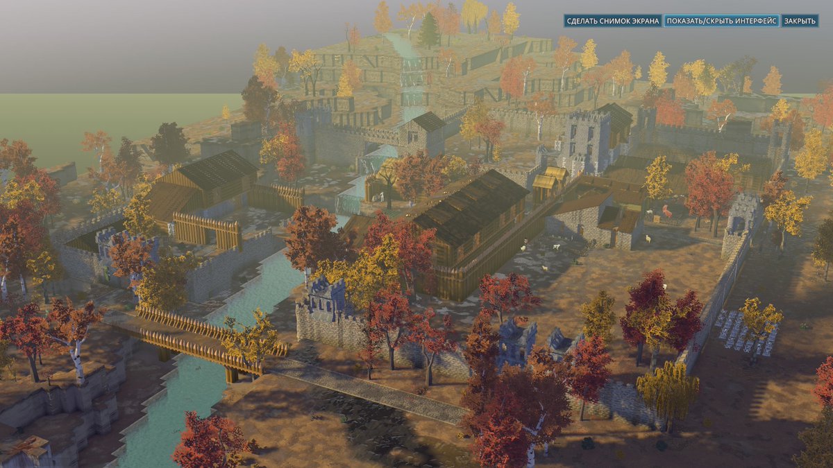 When creating a new settlement, do you have enough of space between your buildings? Or do you just cramp them tightly? ⚒️📸!Delluso on Steam store.steampowered.com/app/1029780/Go… #MedievalMonday #LowPoly #gamedevelopment #indiegame