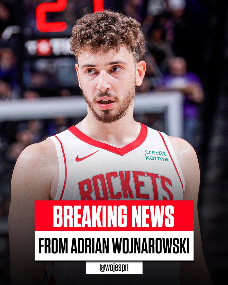 wojespn's tweet photo. ESPN Sources: Houston Rockets center Alperen Sengun has escaped major injury on his lower right leg, suffering a severely sprained ankle and a bone bruise on his knee. Sengun’s been one of breakout stars in the league this year, averaging 21 points, nine rebounds, five assists. https://t.co/fGlKYyufo7