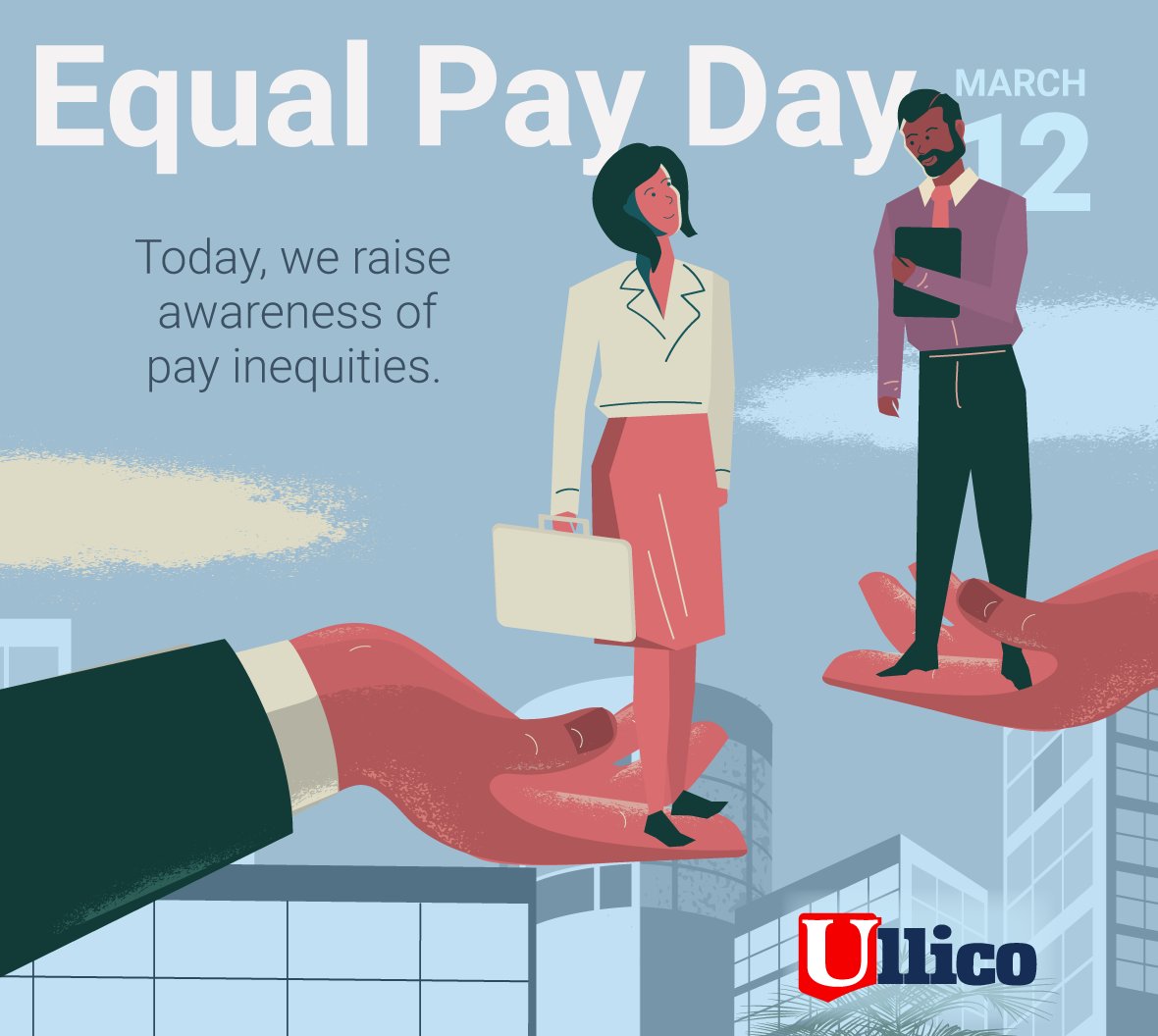 #EqualPayDay. Raise awareness around and combat the impact of pay inequities. #UnionStrong