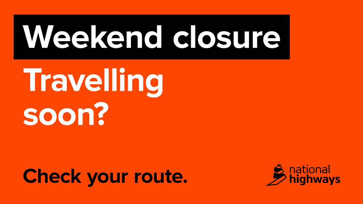 Travelling this weekend? Remember the #M25 will be closed in both directions between J10-11 for @HighwaysSEAST work at the Wisley Interchange. For the latest information go to nationalhighways.co.uk/m25j10