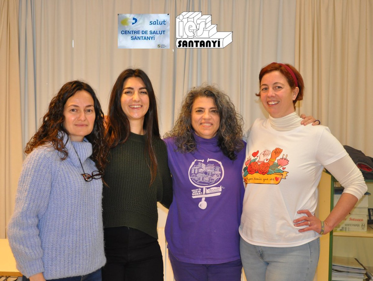 Sinergies entre la comissió de #Coeducació del centre educatiu IES Santanyí i el centre de salut <a href="/CsSantanyi/">C.S SANTANYÍ</a>  aquest #8DeMarç per aconseguir una societat més justa, igualitària i inclusiva. Enhorabona a la comissió de coeducació de l'IES Santanyí per totes les activitats.