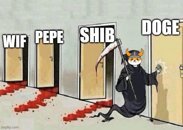 Volume has been flipped for 20b market cap SHIB. #FLOKI