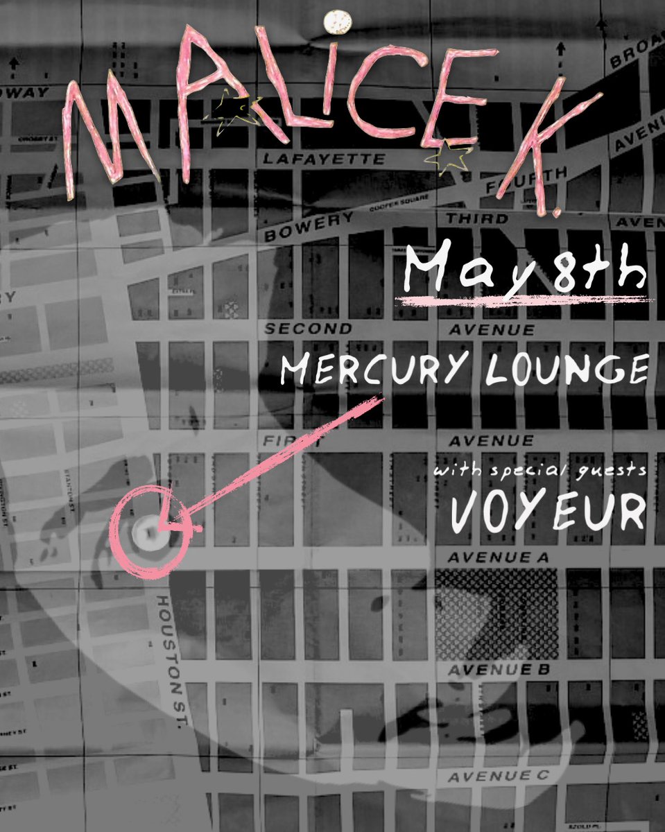 NEW YORK Malice K will be performing at @MercuryLoungeNY on May 8th. Tickets are currently available!
