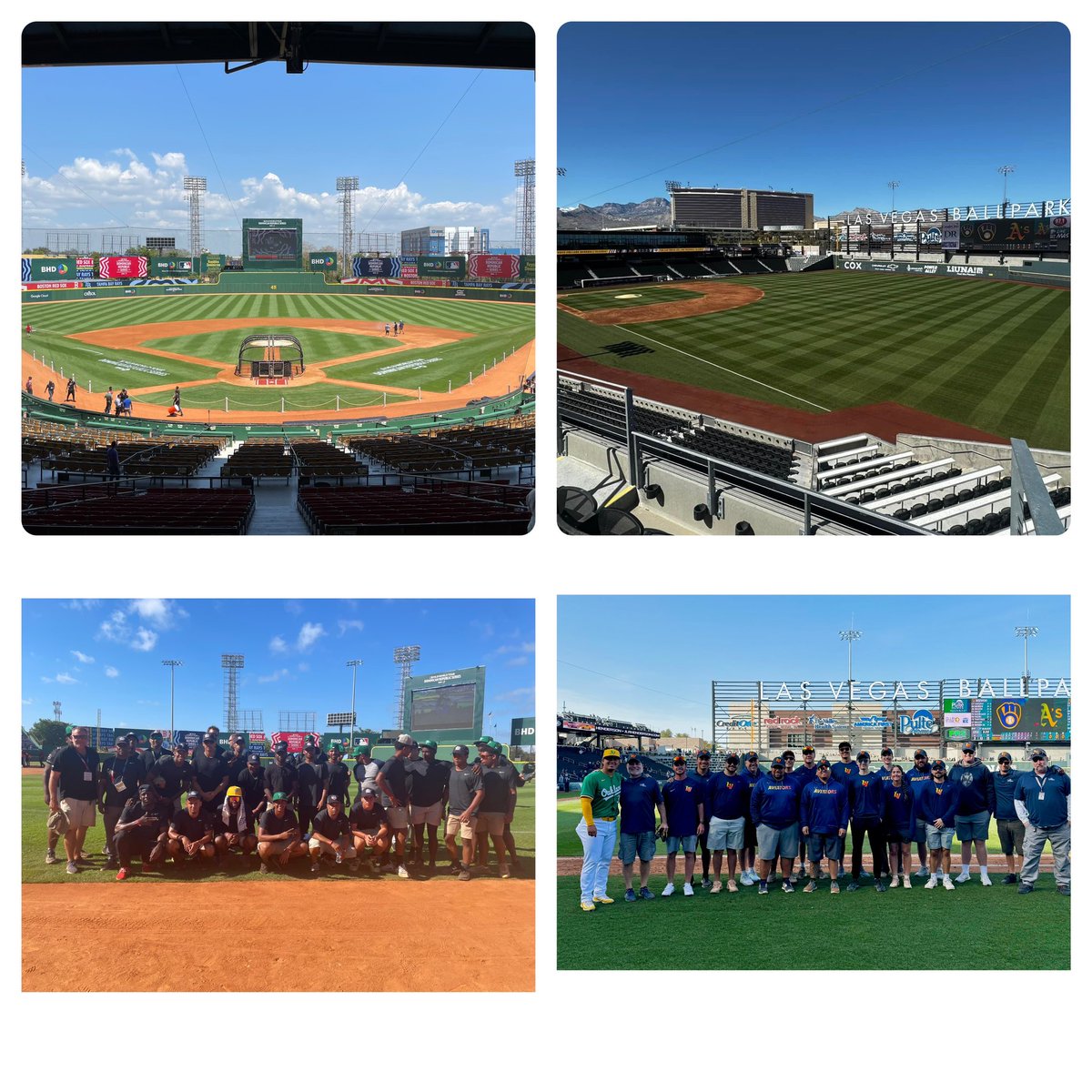 Our team had a blast over the weekend in Santo Domingo and Las Vegas working a couple MLB spring training series. Congrats to Chad Olsen, Tanner Dickherber, the field crew and all our partners at #EstadioQuisquya and #LasVegasBallpark on a successful weekend! Next stop …