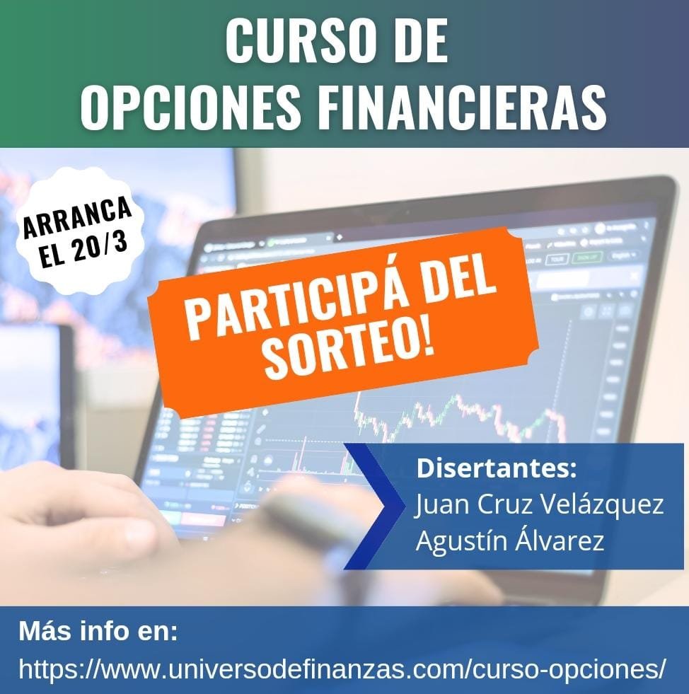 Como todos bien saben el 20/03 arranca el Curso de opciones mas importante de los últimos 50 años y para seguir dándole manija vamos a hacer un sorteo con 2 ganadores
Para participar tenés que dar RT a este twit
universodefinanzas.com/curso-opciones/
Domingo 17/03 el ganador <a href="/AgusAlvarez711/">Agus Alvarez</a>