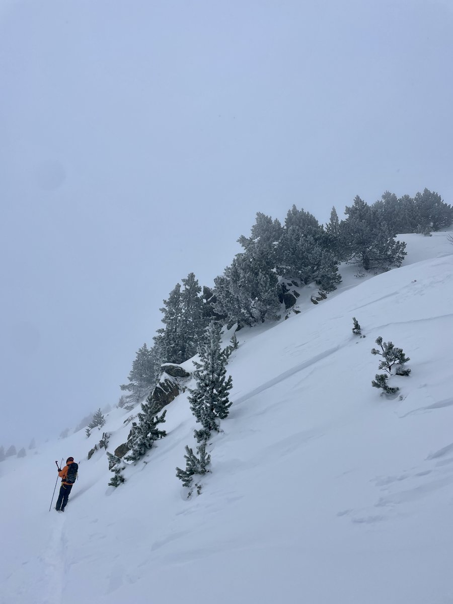 Aué auem investigat era causa de dues plaques accidentaus d'ager ena cara nòrd deth Tuc dera Salana. Es nheuades successives des deth 22 d'hereuer an caperat ua cocha fèbla persistenta de nhèu sucre que demore inestable. Ath delà, aué s'an format naues plaques de vent.