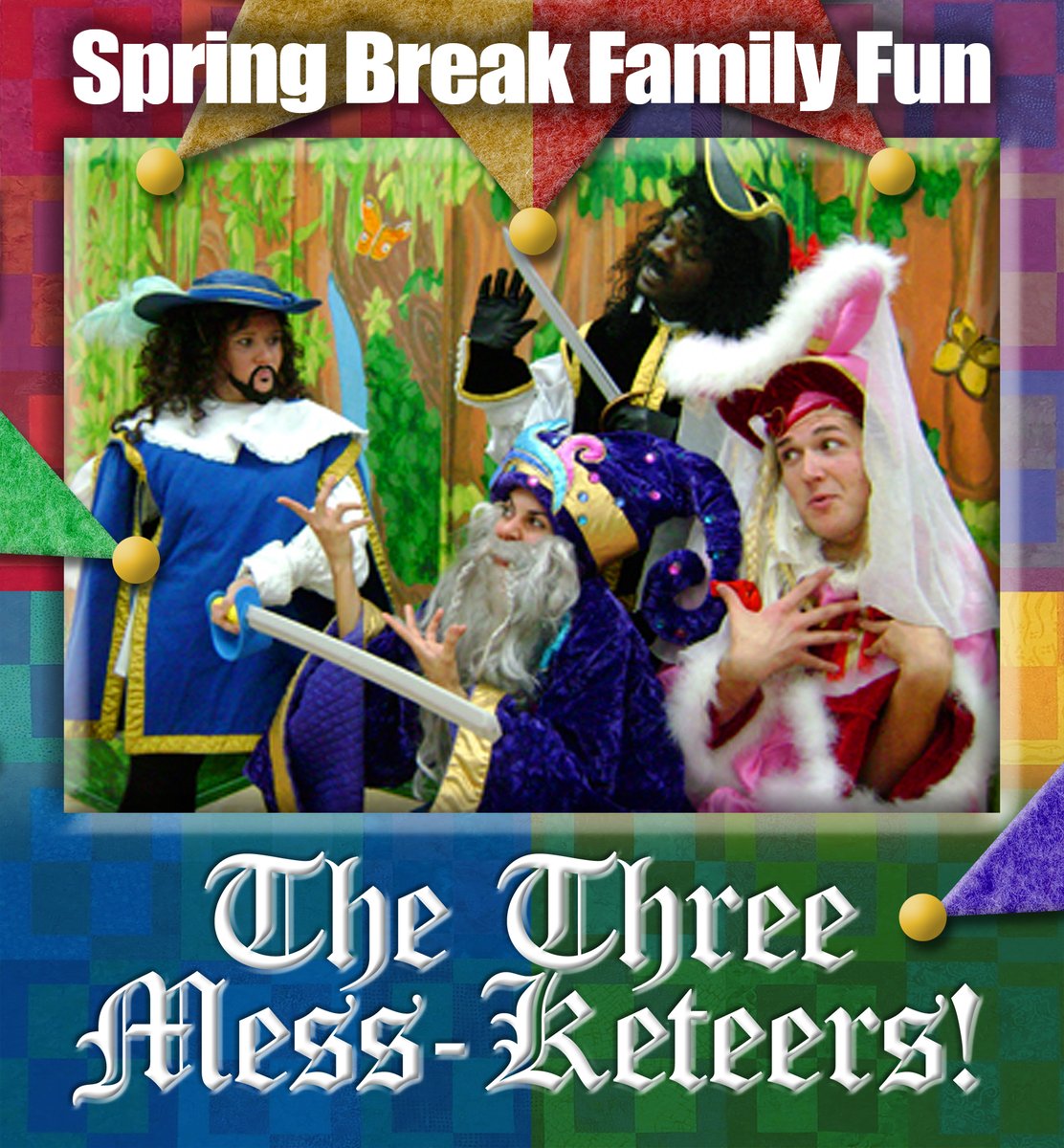 Join us Tomorrow Morning for some Spring Break Family Fun with The Three Mess-keteers! Tickets are available for purchase at: lyrictheatre.com/show/11115-the…