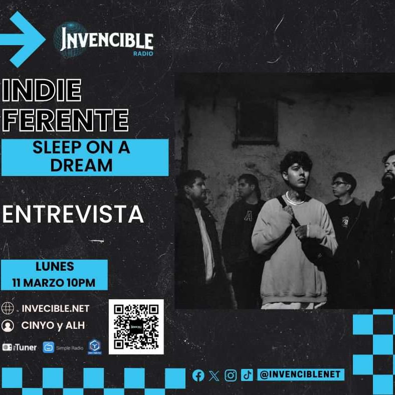 Sleeponadream's tweet photo. Hoy a las 10PM estaremos en entrevista con nuestras amigas de Indieferente MX, a través de https://t.co/RpmiuJDyjP 

Los esperamos 🖤

#KeepTheDream 🌇
#metal 
#metalcore
#posthardcore https://t.co/YvxxC8KTxO