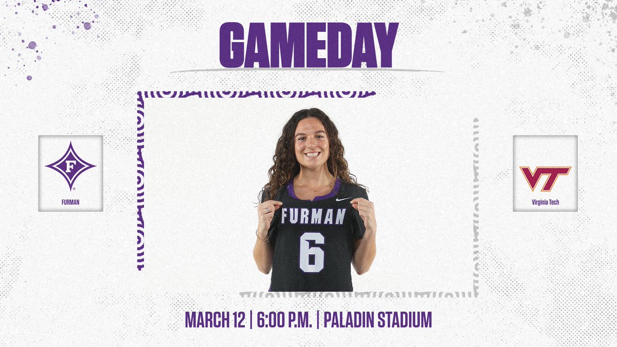 FUWlax's tweet photo. 𝓖𝓐𝓜𝓔𝓓𝓐𝓨! ⚔️🥍
🆚 Virginia Tech
⏰ 6:00 p.m.
📍 Paladin Stadium
🎟️ FREE
📊 https://t.co/WUjkuW6c9A
💻 https://t.co/WUjkuW6c9A

#GoDins https://t.co/MtdUaJUYLk