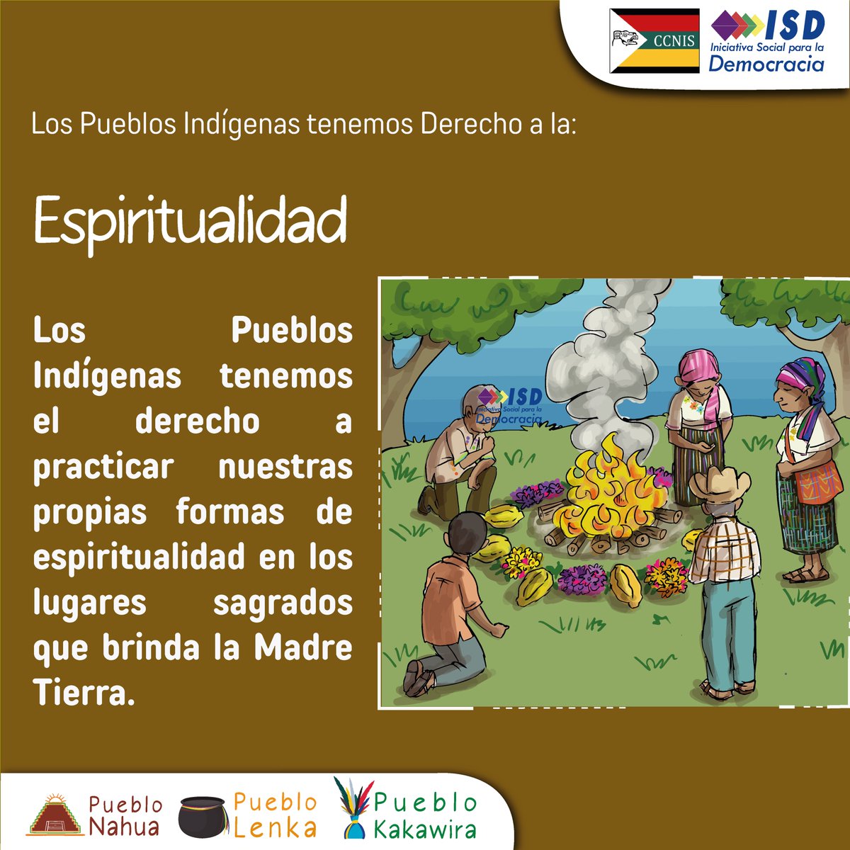 🫵Uno de los Derechos de los Pueblos Indígenas es la ✨🍃🌺☀️🌛🔥Espiritualidad basada en la Cosmovisión Indígena que busca la armonía entre el Ser Humano, Madre Tierra y el Cosmos.
#derechosindígenassv