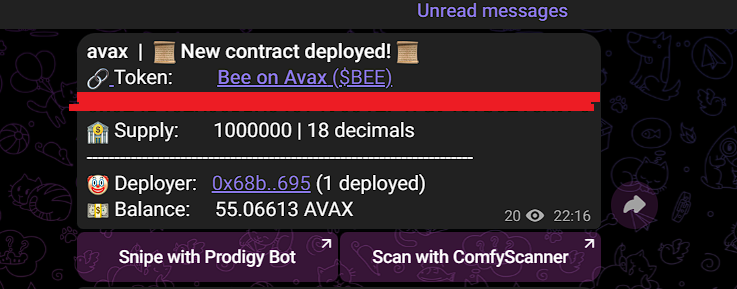 bee_on_avax's tweet photo. Day 2, and people are already trying to scam you. 

Bee on avax IS NOT AVALIABLE for trading !

The contract will be communicated on twitter

Take care. 🐝 https://t.co/df7GhXjGLN