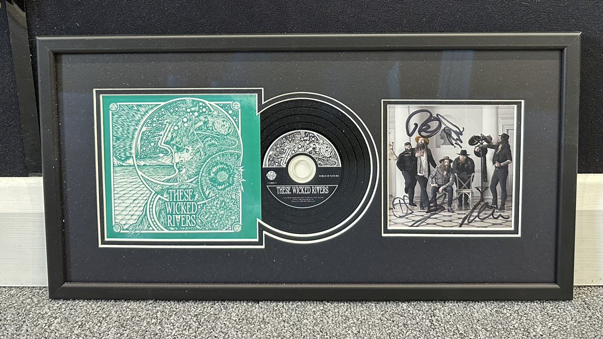 easyframeUK's tweet image. Here’s @WickedRivers latest album on CD framed #rock check them out 🤘🏻🤘🏻