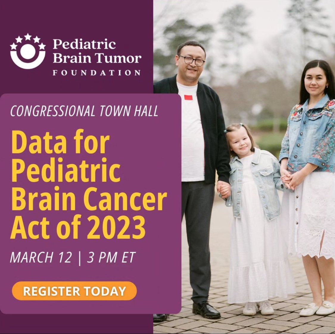 Join PNOC’s Dr. Ashley Margol and Dr. Mike Prados with Representatives Amy Bera, M.D. (D-CA) and Mike Kelly (R-PA), tomorrow! Register: curethekids.zoom.us/webinar/regist…