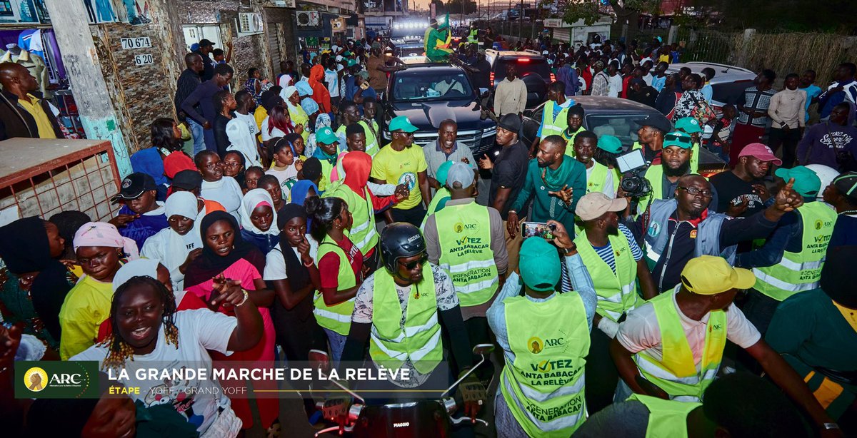 Grand Yoff est favorable à la relève. Merci à vous pour ce bel accueil. La Marche de la Relève est arrivée..🎉🇸🇳 

Restez connectés ! ! 

#FreeSenegal  #journeedelafemme #SantéDesFemmes #Engagement  #SunuElection2024
#Arc #AntaBabacar #Anta2024 #Letempsdelarelèveestarrivé