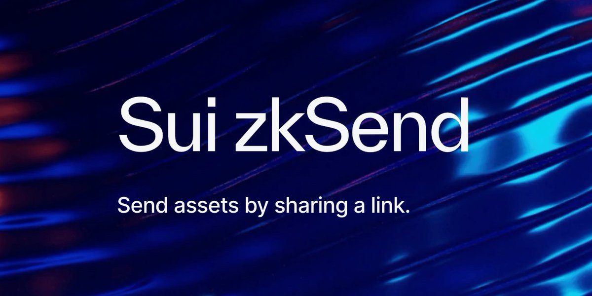 Sui zkSend is such an underexplored feature, the UX is magical ✨: 📤 The sender adds any coins or assets to a zkSend link, then shares the link with the recipient via email / DM / etc 📥 The recipient visits the link and clicks a button to claim the assets... without signing a…