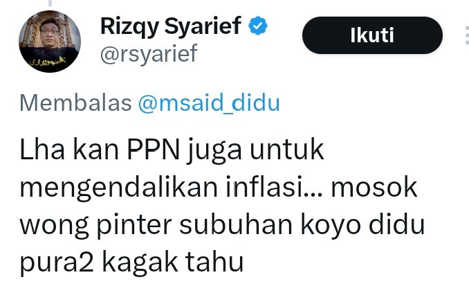 Mengendalikan inflasi jangan menyakiti rakyat. Masih ada cara lain: miskinkan koruptor dan kejar koruptor sampai ke lubang semut