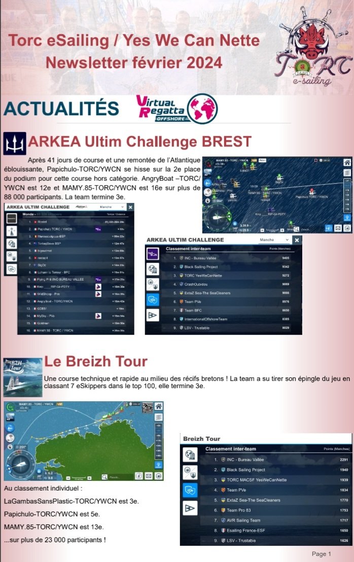 TorceSailing's tweet photo. Voilà la newsletter de février de la team #torcesailing Yes @WeCannette
Vous pouvez la retrouver sur notre site internet 🐗 https://t.co/WcMsBDoEb0
Merci à notre sponsor pour son soutien, à nous de porter haut leurs belles valeurs #ywcn #solidarité #zérodéchet #environnement #vro https://t.co/iWB5YAN4YD
