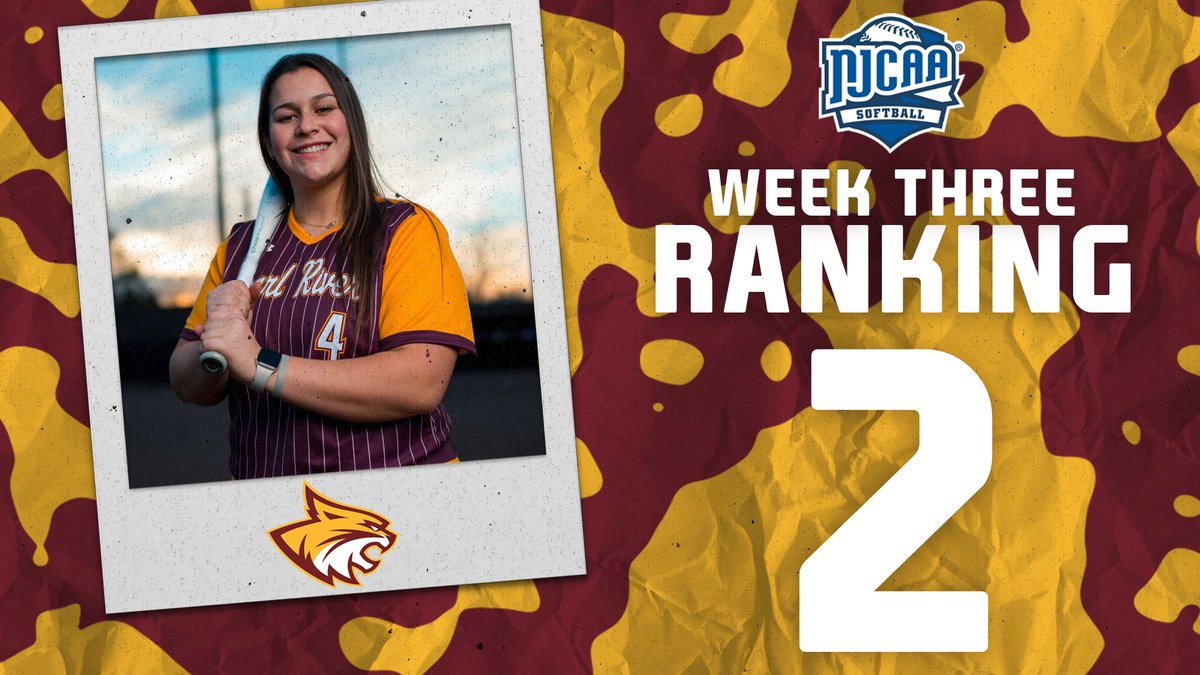 PRCCAthletics's tweet photo. .@PearlRiverSB remains No. 2 in the country in the week three @NJCAASoftball rankings!

#RRR🐾 https://t.co/bz5i579Vck