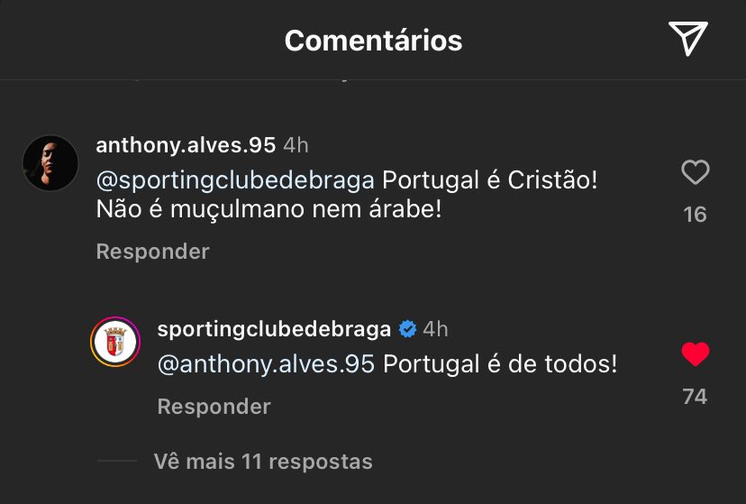Sou oficialmente adepta do Braga agora.