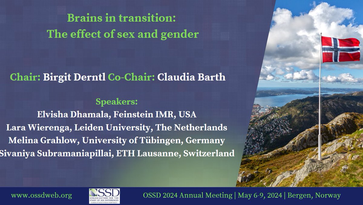 #OSSD24 in Bergen Norway with a symposium chaired by @DerntlLab & @nifti12 with speakers @elvisha9 @LaraWierenga @SivaniyaSubram @MelinaGrahlow I have heard all these speakers (but one) & they are fantastic 🤩. Early registration ends Mar 15 ossdweb.org/ossd-2024-berg…