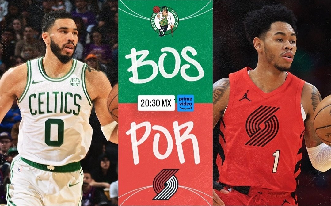 PosteBajo23's tweet photo. 🏀 #NBA | @celtics (#DifferentHere) vs. @trailblazers (#RipCity)
🎙 Relator: @quiquegaray
🎙 Comentarista: @RobAbramowitz
⌚️ 20:30 (Exclusivo para México 🇲🇽)
💻📱@primevideomx
🤳 #NBAenAmazonPrime - #NBAx
Dale RT 🔃 https://t.co/BvFznGJwcO