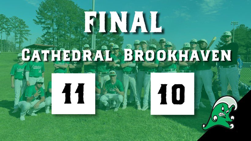Green Wave improve to 9-2 on the year headed to district play next week!

#RollWave🌊
