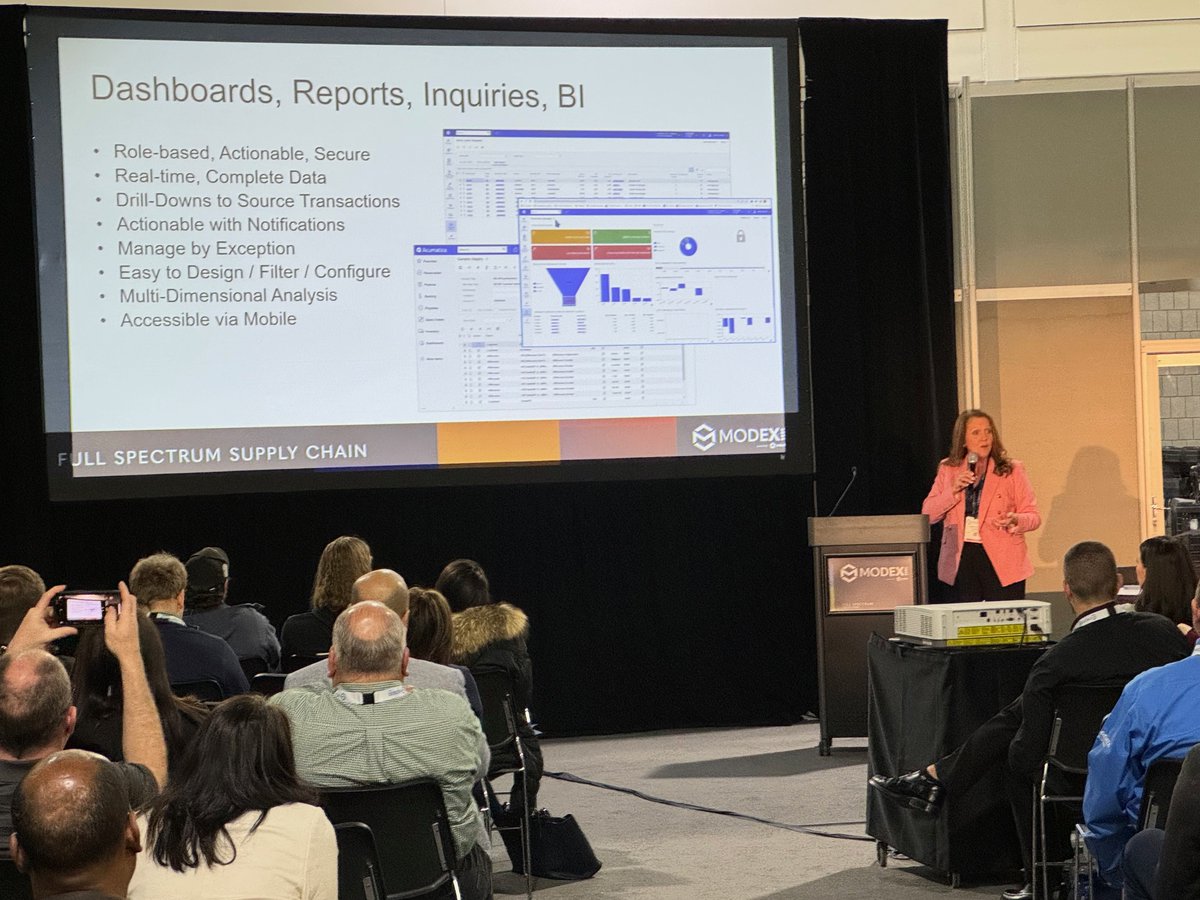 Acumatica's tweet photo. Some of the Acumatica crew is at MODEX 2024 this week! We're talking all things supply chain, logistics, and distribution.

See why distribution companies rely on us → https://t.co/elX2fMrwg1 https://t.co/yqlwDZwP9A