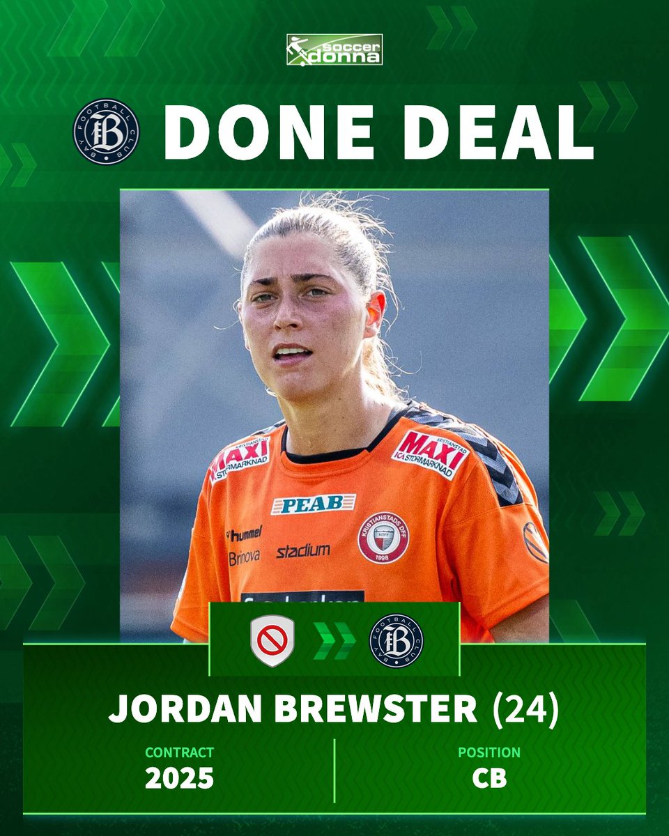 soccerdonna's tweet image. Bay FC has announced the signing of Jordan Brewster. 🤝
The 24-year-old signs until the end of 2025 with an option for a further season.

#BayFC #NWSL #JordanBrewster