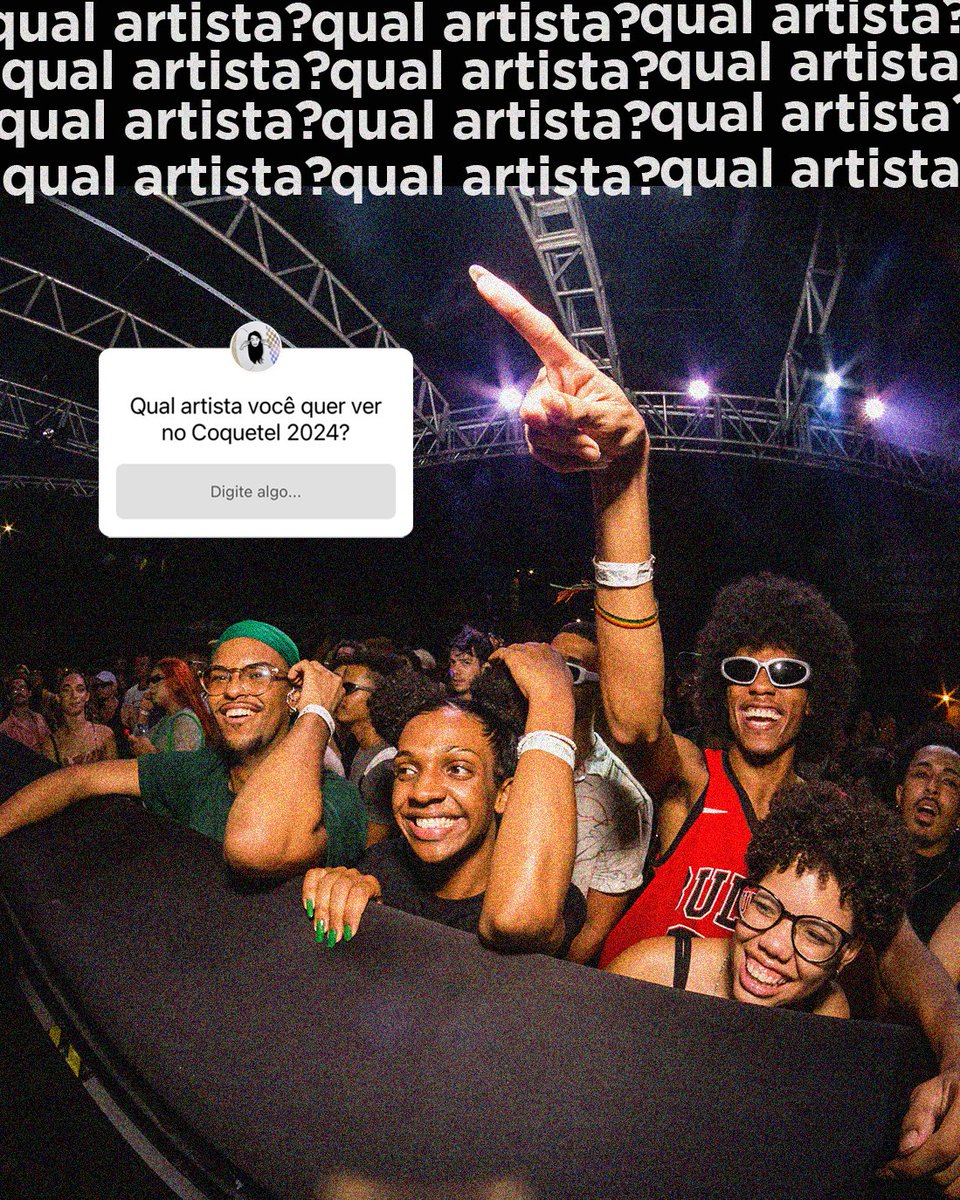 noarcm's tweet photo. Antes de divulgar a data do 21° #NoAr, queremos ouvir vocês: quem não pode faltar no lineup deste ano? 👀 

Conta pra gente! 👇 https://t.co/kSVACFK8j7