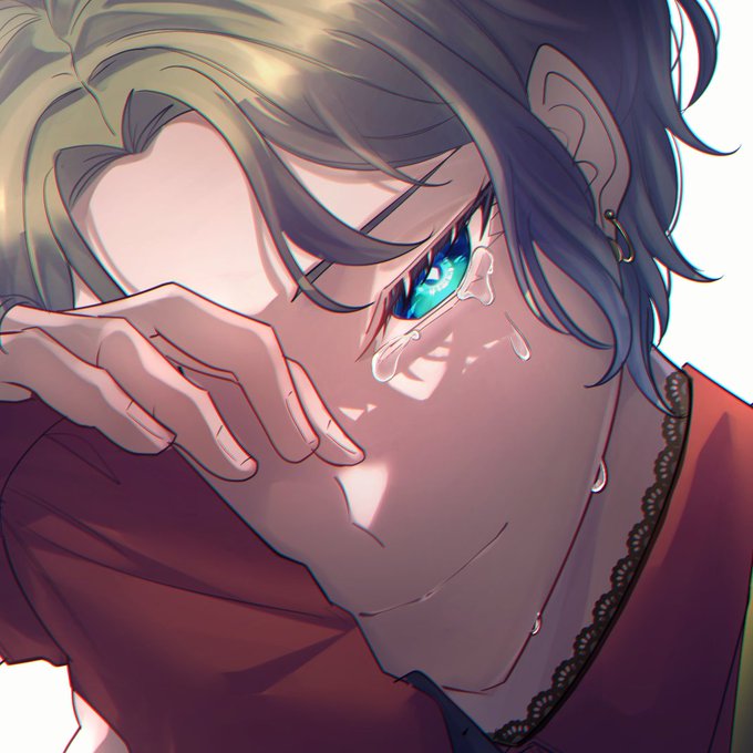 「crying with eyes open」 illustration images(Latest｜RT&Fav:50)｜5pages