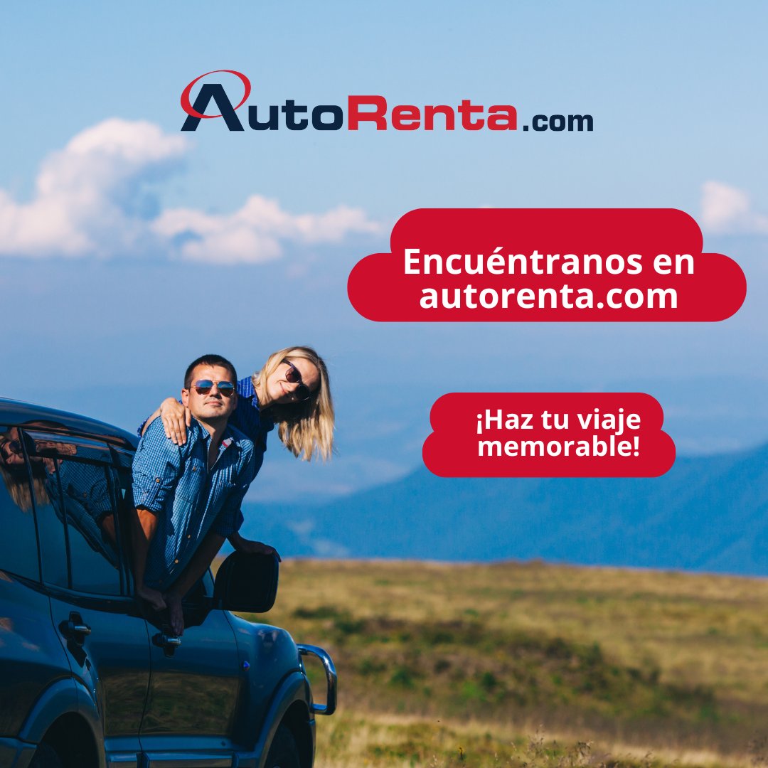 ¡Reserva con AUTORENTA Rápido y Fácil!  🚗

Con AUTORENTA, reservar tu auto ideal es más fácil que nunca. Con una variedad de opciones, AUTORENTA tiene el plan ideal para tus necesidades. Viaja a tu ritmo, con estilo y comodidad.

Reserva en sólo 3 paso 👉 AutoRenta.com