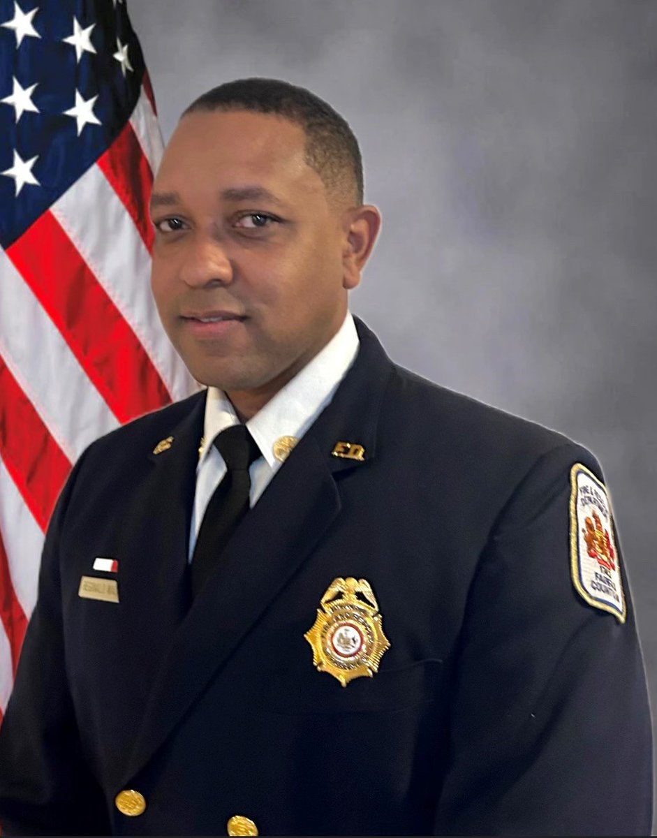 Fire Chief John Butler is pleased to announce the promotions of Battalion Chiefs Rocco Alvaro, David Barlow, and Reggie Wadley to Deputy Chief with the Fairfax County Fire and Rescue Department. Congratulations! For more: bit.ly/3PiWaRY