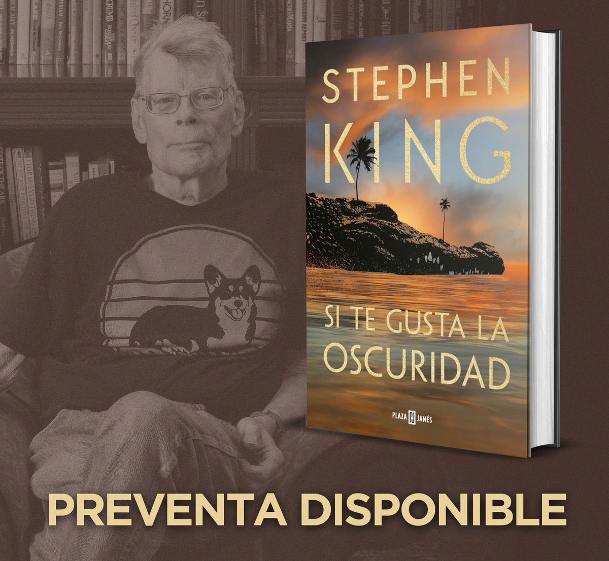 Ya puedes reservar SI TE GUSTA LA OSCURIDAD, la próxima antología de cuentos de Stephen King. amzn.to/3v6P6kF