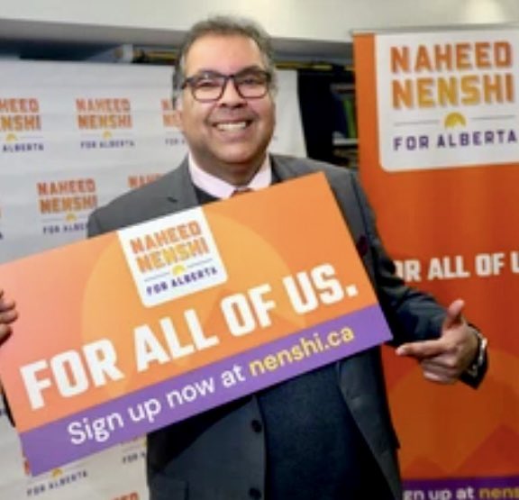 Penalosa_G's tweet photo. Naheed Nenshi running for Alberta NDP. 
I wished he’d run for Ontario leader or Mayor of Toronto. Clear vision. Integrity. Doer. 
It’d be amazing for Alberta &amp; Canada, if some day he’s Premier. All the best! https://t.co/kztlbKxPtJ