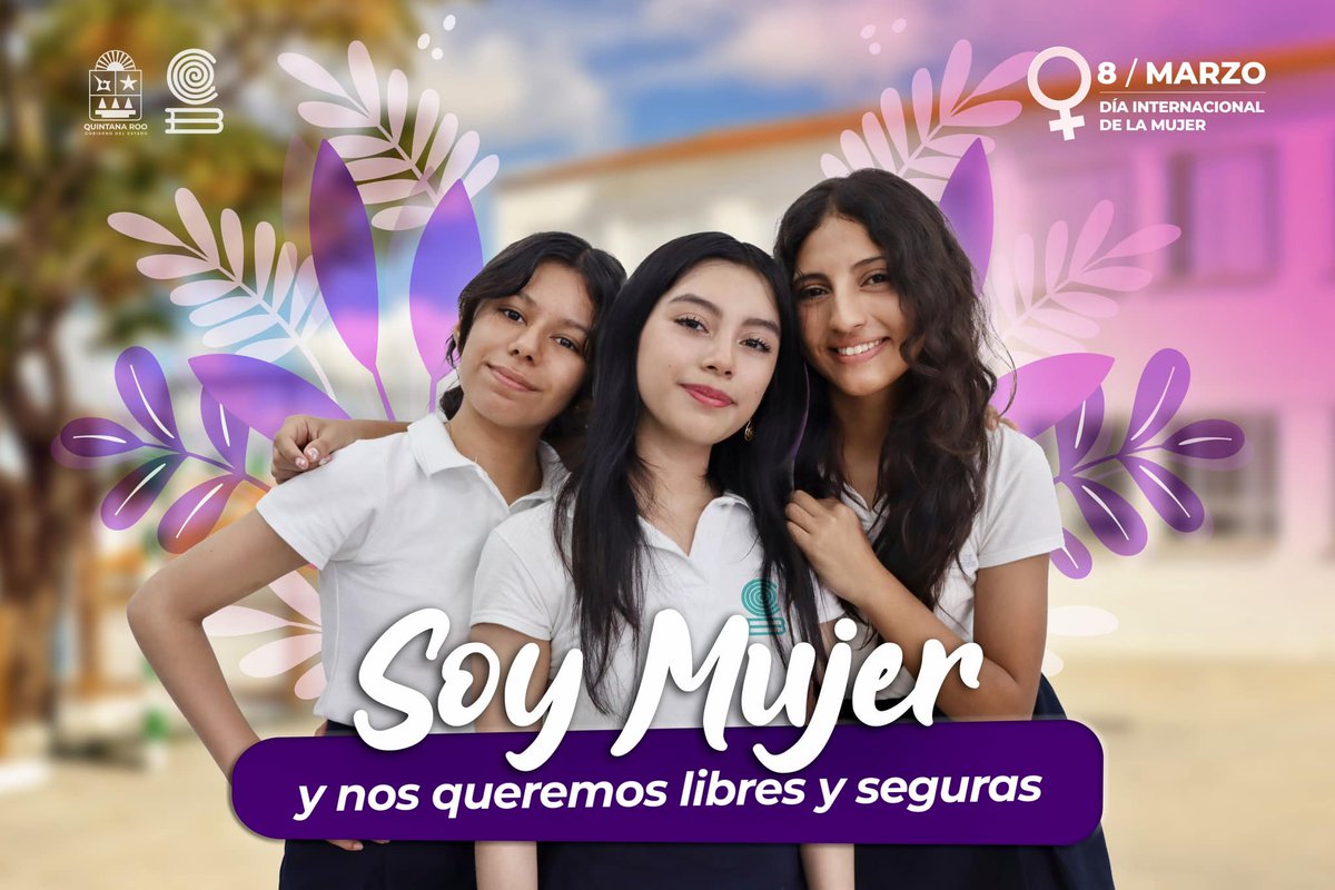 Seguimos caminando para erradicar la violencia de género, el recorrido no ha sido fácil, pero #EstamosJuntas para apoyarnos unas a otras hasta que nos podamos sentir libres y seguras.

Soy mujer, y soy #OrgullosamenteBachilleres
#8M #DiaInternacionalDeLaMujer #COBAQROO