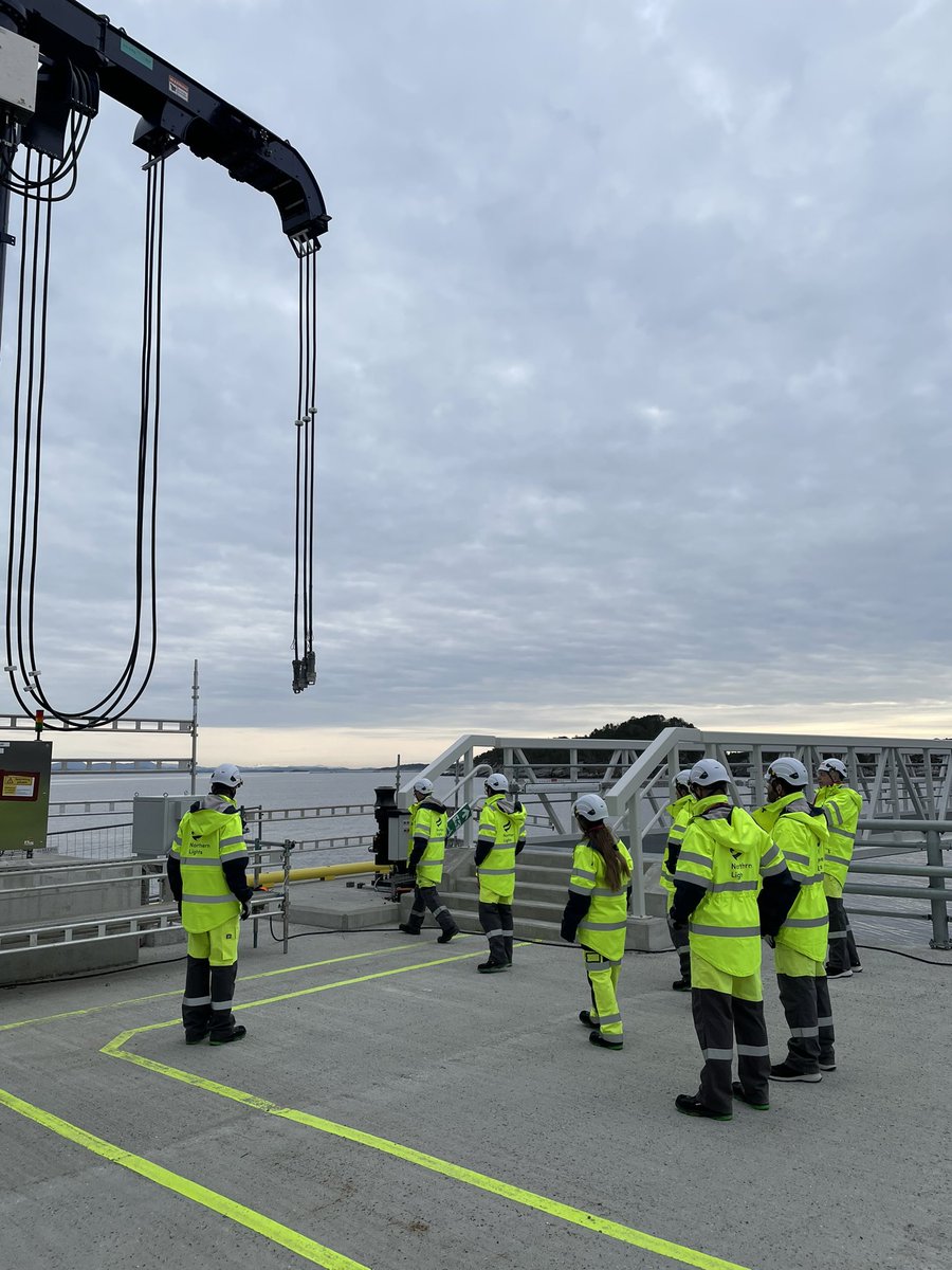 SjoerdJSmit's tweet photo. On the first day of a #EnergyTransition mission from 🇳🇱@MinisterieEZK to 🇳🇴 we visited @NorLightsJV, the 🌎 first open-source CO2 transport and storage facility. An inspiring example of #decarbonisation. Big thanks to @EquinorASA @GusAlexndr @NLinNorway https://t.co/B7p6tBrf69