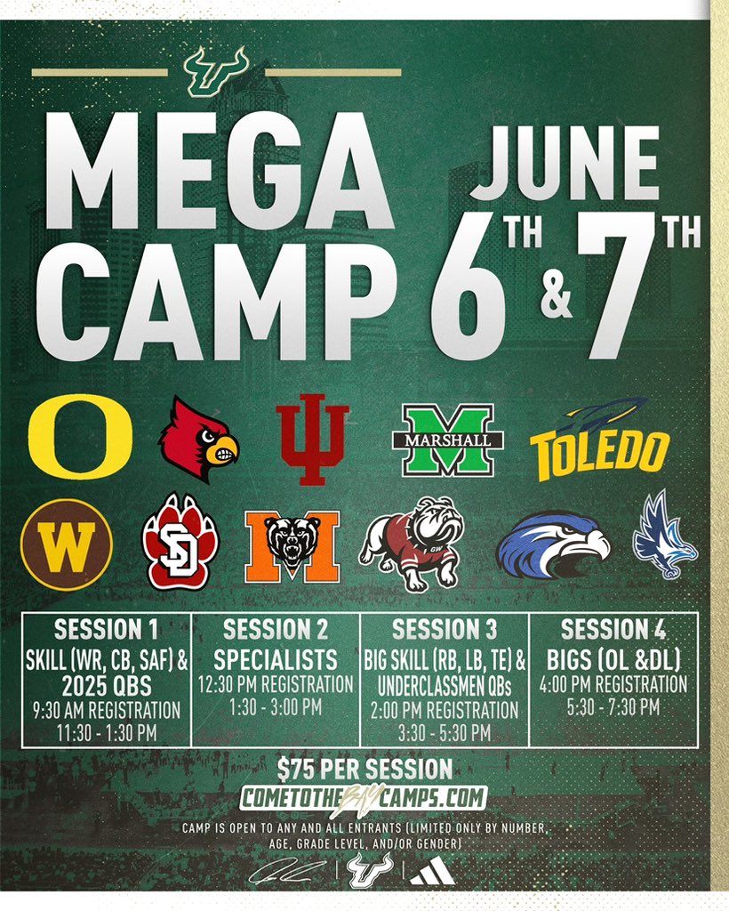 🚨Huge Opportunity in Tampa to Compete! Two Days! 🚨 ComeToTheBayCamps.com 🤘 #ComeToTheBay