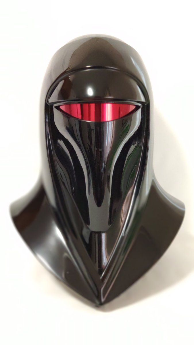 PropsMy's tweet image. Hi all! My latest favorite work from the Star Wars universe is the Shadow Guard helmet from the game Star Wars The Force Unleashed. The helmet fits perfectly on the head and shoulders with the size I guessed, I had to use my large printer to print it in one piece without gluing.