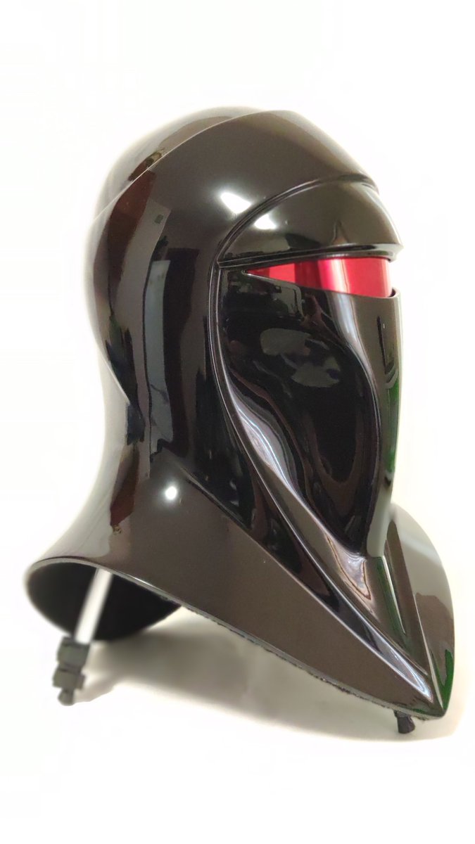 PropsMy's tweet image. Hi all! My latest favorite work from the Star Wars universe is the Shadow Guard helmet from the game Star Wars The Force Unleashed. The helmet fits perfectly on the head and shoulders with the size I guessed, I had to use my large printer to print it in one piece without gluing.